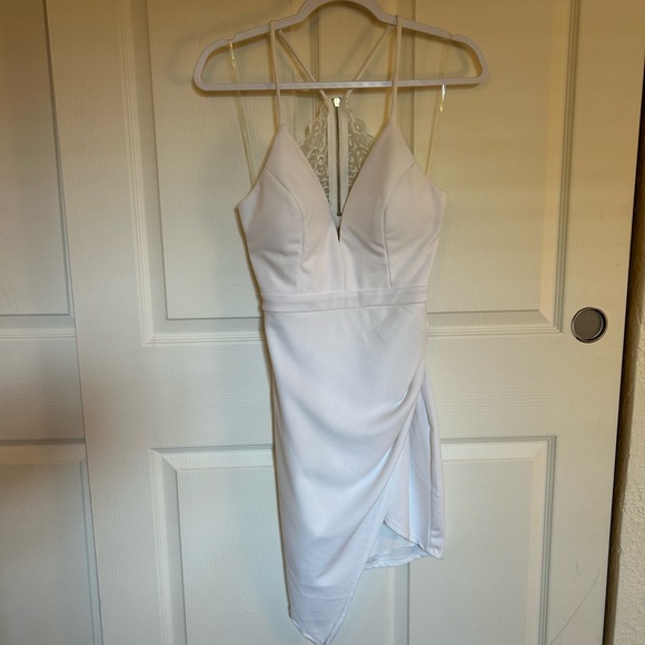 Emerald Sundae white lace back dress - Picture 1 of 5